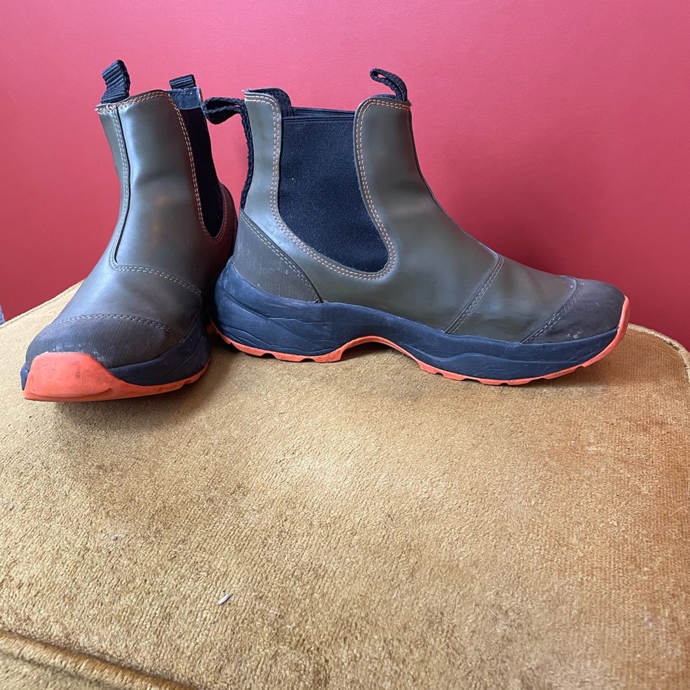 WODEN siri waterproof rainboots dark olive